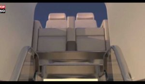Bientôt des sièges sur le toit des avions de ligne ? (vidéo)