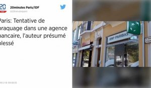 Paris. Un jeune homme blessé après avoir tenté de braquer une agence bancaire.