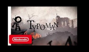 Typoman - Announcement Trailer - Nintendo Switch