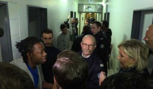 Visite surprise de M. Le Pen au CRA de Vincennes