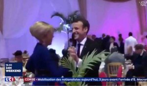 La petite danse de Brigitte et Emmanuel Macron - ZAPPING ACTU DU 05/01/2018