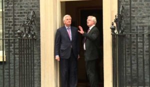 Londres/Brexit: Michel Barnier reçu au 10 Downing Street