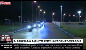 Salah Abdeslam a quitté la prison de Fleury-Mérogis pour être jugé à Bruxelles (vidéo)