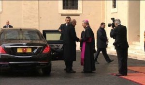 Vatican : le pape François reçoit le président turc Erdogan