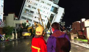 Séisme à Taiwan: les secours à la recherche de survivants