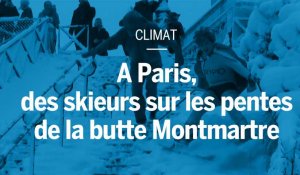 Skier à Montmartre ? On le faisait déjà en 1946
