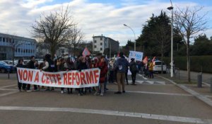 Manifestation contre la réforme du lycée et du bac