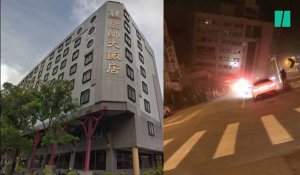À Taïwan, un hôtel s'effondre après un tremblement de terre de magnitude 6,4