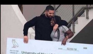 Drake tourne dans un lycée de Miami et fait une donation de 25,000 dollars