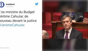 Condamné pour fraude fiscale, Jérôme Cahuzac à nouveau face aux juges.