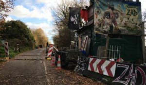    Notre-Dame-des-Landes: la route des chicanes en décembre 2017