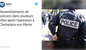 Agression à Champigny-sur-Marne. Des centaines de policiers manifestent.