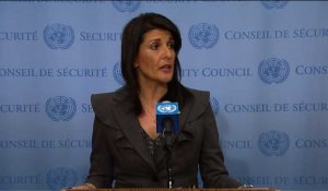 Iran: Nikki Haley demande des "réunions d'urgence" à l'ONU