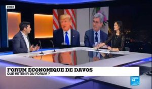 Davos: Duel au sommet entre Macron et Trump