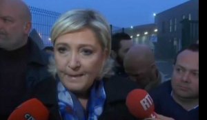 Gardien de prison agressé : Marine Le Pen se rend à Vendin-le-Vieil (Vidéo)