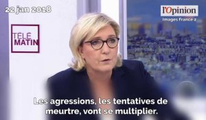 Fondamentalisme islamiste: pour Le Pen, les gardiens de prison «paient la note»