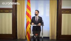 Le président du parlement catalan repousse la session d'investiture de Puigdemont