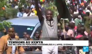 Tensions au Kenya : des milliers de personnes rassemblées à l''appel de Raila Odinga