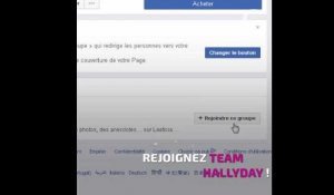 Rejoignez la "Team Hallyday" sur la page Facebook de Closer.fr