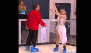 TPMP : Kelly Vedovelli et Benjamin Castaldi tentent le patinage sexy (Vidéo)