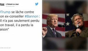 Trump se lâche contre son ex-conseiller Bannon.