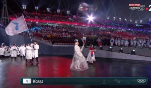 JO d'hiver 2018 : Les deux Corées défilent ensemble à la cérémonie d'ouverture (Vidéo)
