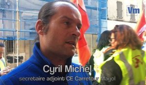 Débrayage important à Carrefour-Mayol de Toulon