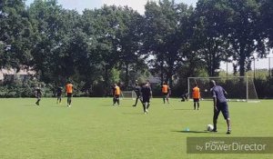 Les Zèbres à Mierlo - jour 6: entraînement décontracté au lendemain et à la veille d'un match amical