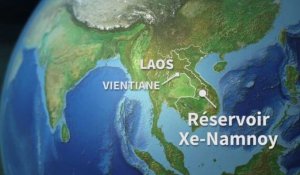 Effondrement d'un barrage au Laos
