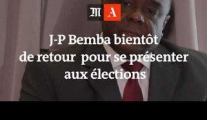 Jean-Pierre Bemba : "Je rentre pour déposer ma candidature à l'élection présidentielle"