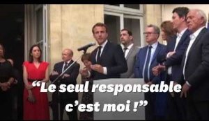 Affaire Benalla: la vidéo de la mise au point de Macron