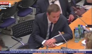 Affaire Benalla : Nicolas Dupont-Aignan dénonce une "mascarade" et quitte la commission d'enquête (vidéo)