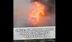 Grèce: La région d'Athènes ravagée par les flammes, au moins 79 morts