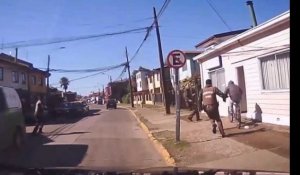 Chili : la violente interpellation d'un suspect par la police (vidéo)