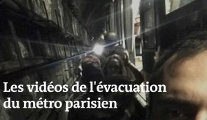 Panne du métro parisien : les images des évacuations