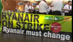 Grève chez Ryanair à Charleroi