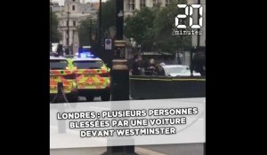 Londres: Un homme fonce en voiture devant le Parlement et fait plusieurs blessés, la police antiterroriste saisie