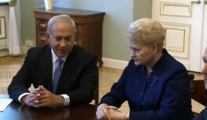 Benjamin Netanyahu rencontre la présidente lituanienne