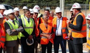 La ministre des Transports Elisabeth Borne visite la gare TGV Nîmes-Manduel