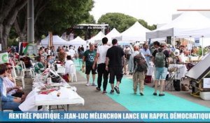 Jean-Luc Mélenchon lance un rappel démocratique pour sa rentrée politique à Marseille