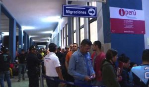 Pérou: derniers Vénézuéliens autorisés à rentrer sans passeport