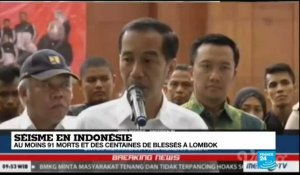 Séisme en Indonésie : "J'ai ordonné que la gestion de la crise aille le plus vite possible"