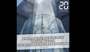 Apple, première entreprise privée à passer le cap du «trillion» de dollars