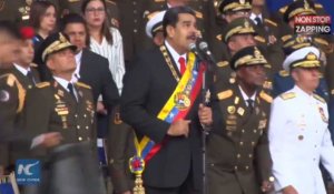 Nicolas Maduro : scène de panique au Venezuela après l'explosion d'une bombe en plein discours (Vidéo)