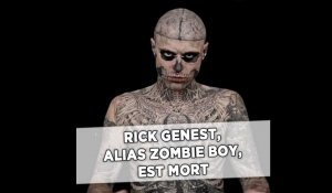 Rick Genest, alias Zombie Boy, est mort 