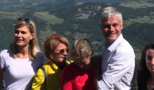 Laurent Wauquiez fait sa rentrée politique au Mont-Mézenc