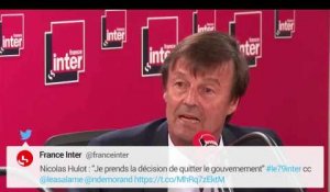Nicolas Hulot : la démission d'un ministre qui ne voulait pas le devenir