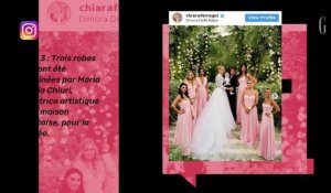 Les 5 folies du mariage de Chiara Ferragni, l'une des influenceuses les plus populaires d'Instagram