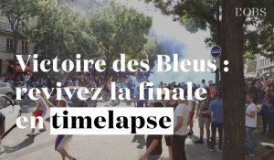 Victoire des Bleus : revivez la finale en timelapse