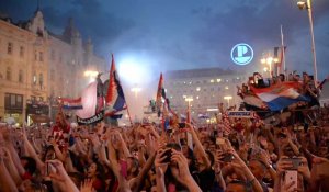 Coupe du Monde 2018. L'arrivée triomphale des héros croates à Zagreb 